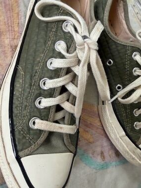 💚 Rare Converse  Khaki Rubber Chuck 70 OX Sneakers from CONVERSE